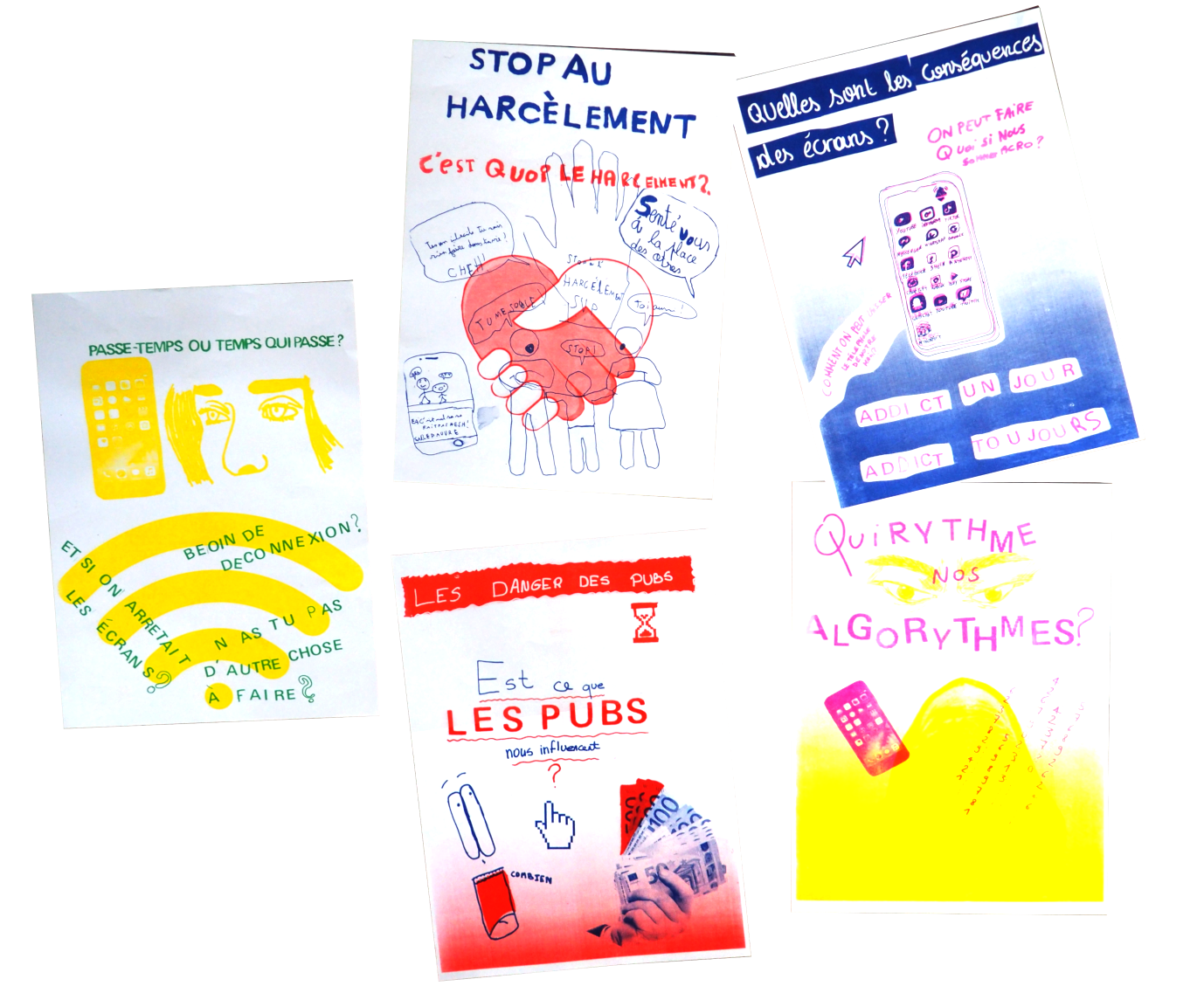 Affiches faites avec les enfants